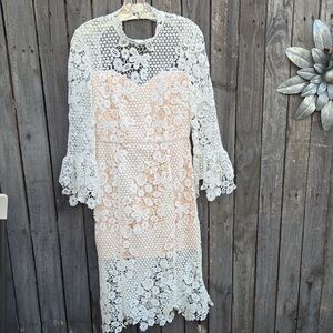 Free People Lace Overlay Dress